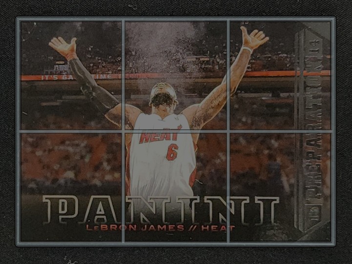 2013 Panini Preparation LeBron James #5 MBA AUTH