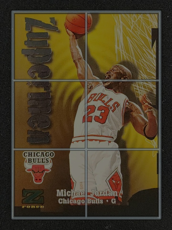 1997 Skybox Z-Force Michael Jordan #190 MBA AUTH