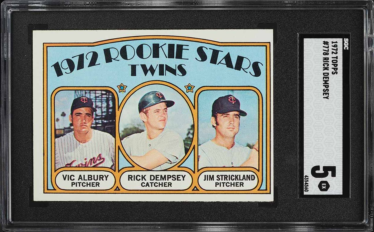 1972 Topps Twins Rookies #778 SGC 5 EX
