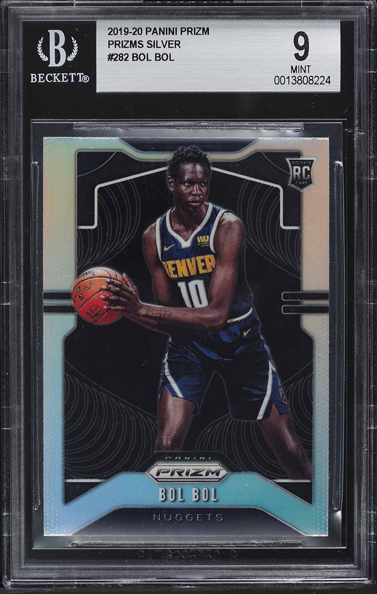 2019 Panini Prizm Silver Prizms Bol Bol ROOKIE #282 BGS 9 MINT