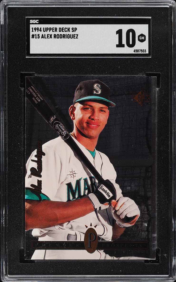 1994 SP Foil Alex Rodriguez ROOKIE #15 SGC 10 GEM MINT