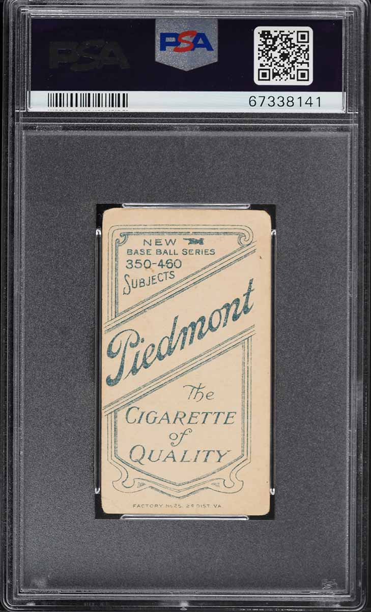 1909-11 T206 Joe Lake ST.LOUIS, WITH BALL PSA 2 GD