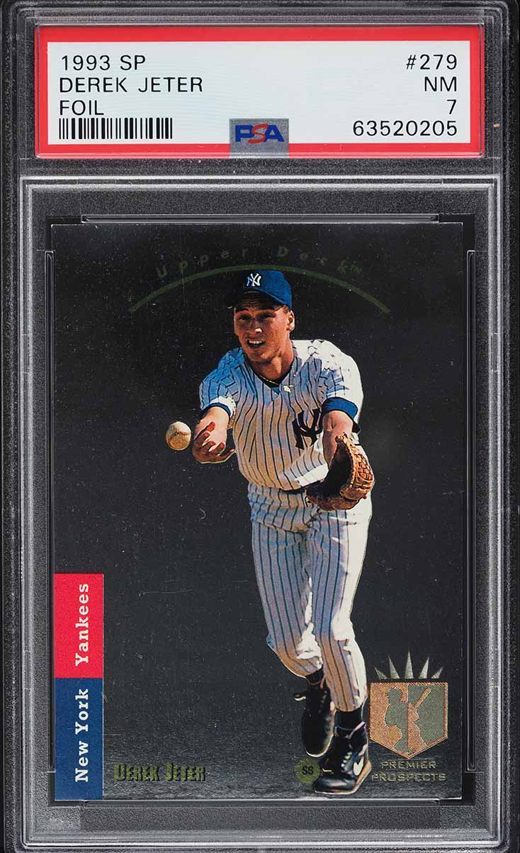 1993 SP Foil Derek Jeter ROOKIE #279 PSA 7 NRMT