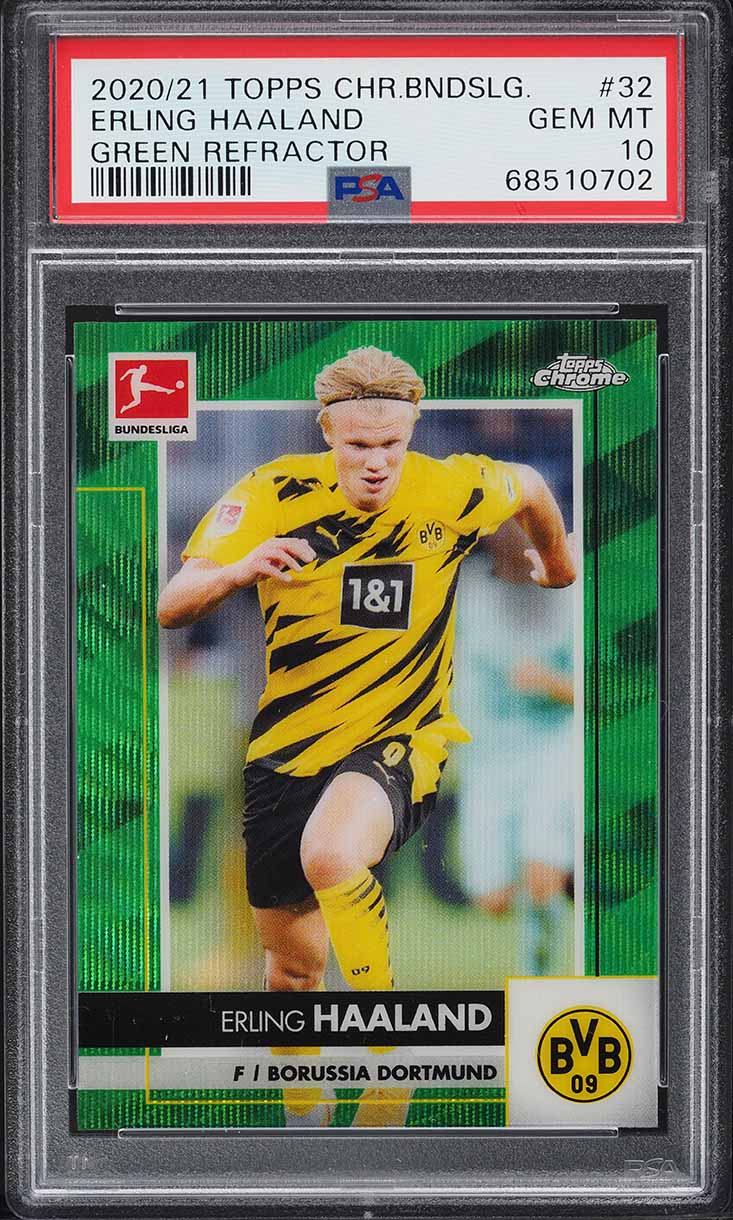2020 Topps Living UEFA Champions League Erling Haaland ROOKIE RC