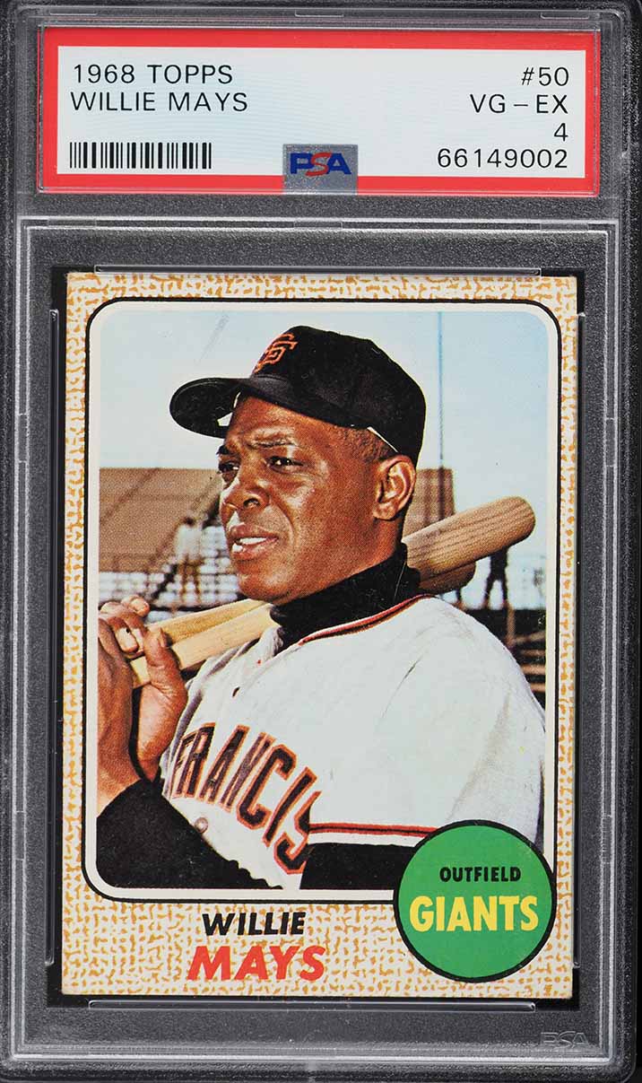 1968 Topps Willie Mays #50 PSA 4 VGEX