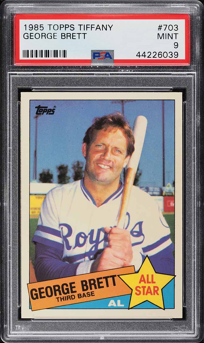 1985 Topps Tiffany George Brett #703 PSA 9 MINT