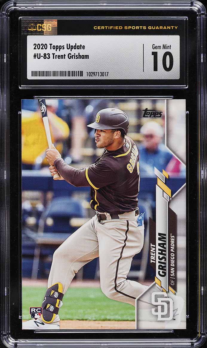 2020 Topps Update Trent Grisham ROOKIE #U-83 CSG 10 GEM MINT