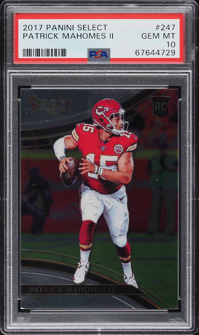 2017 Select Field Level Patrick Mahomes II ROOKIE #247 PSA 10 GEM MINT