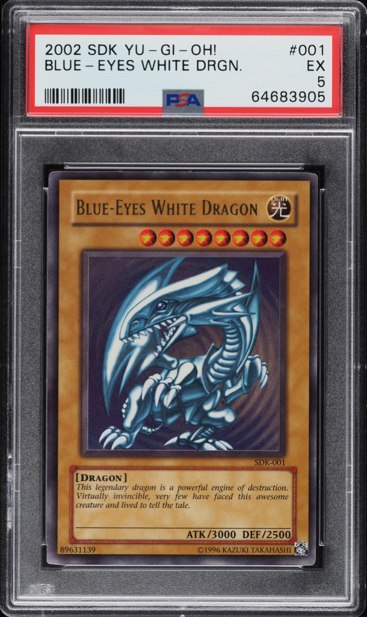 Yu-Gi-Oh! - Blue-Eyes White Dragon (SDK-001) - Starter Deck Kaiba - Unlimited Edition - Ultra Rare