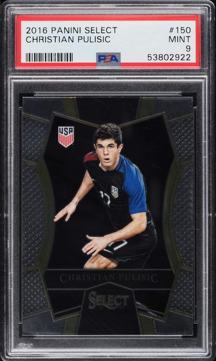 2016 Select Soccer Christian Pulisic ROOKIE #150 PSA 9 MINT on