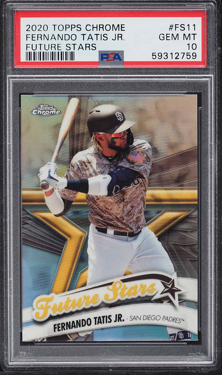 2020 Topps Chrome Future Stars Fernando Tatis Jr. #FS-11 PSA