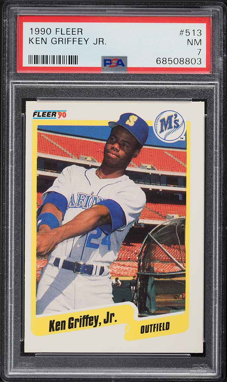 1990 Fleer Ken Griffey Jr. #513 PSA 7 NRMT