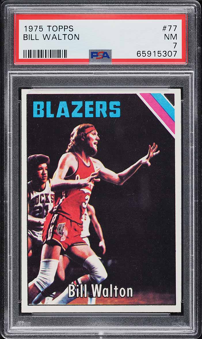 1975 Topps Basketball Bill Walton #77 PSA 7 NRMT