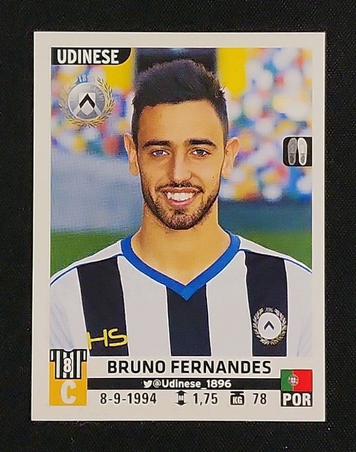 2015 Panini Calciatori Stickers Bruno Fernandes #579 MBA AUTH