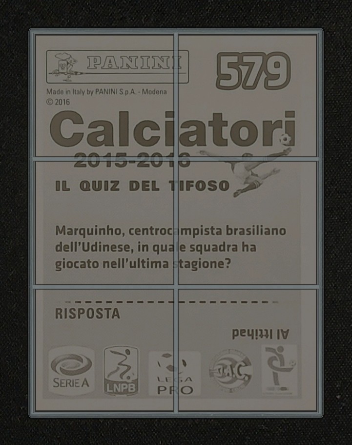 2015 Panini Calciatori Stickers Bruno Fernandes #579 MBA AUTH