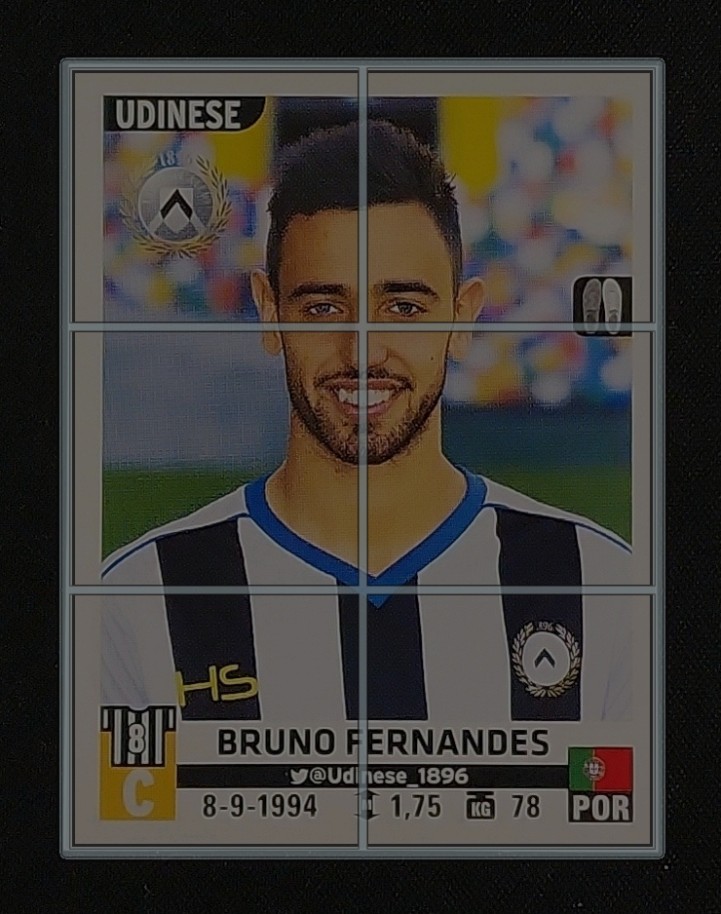 2015 Panini Calciatori Stickers Bruno Fernandes #579 MBA AUTH