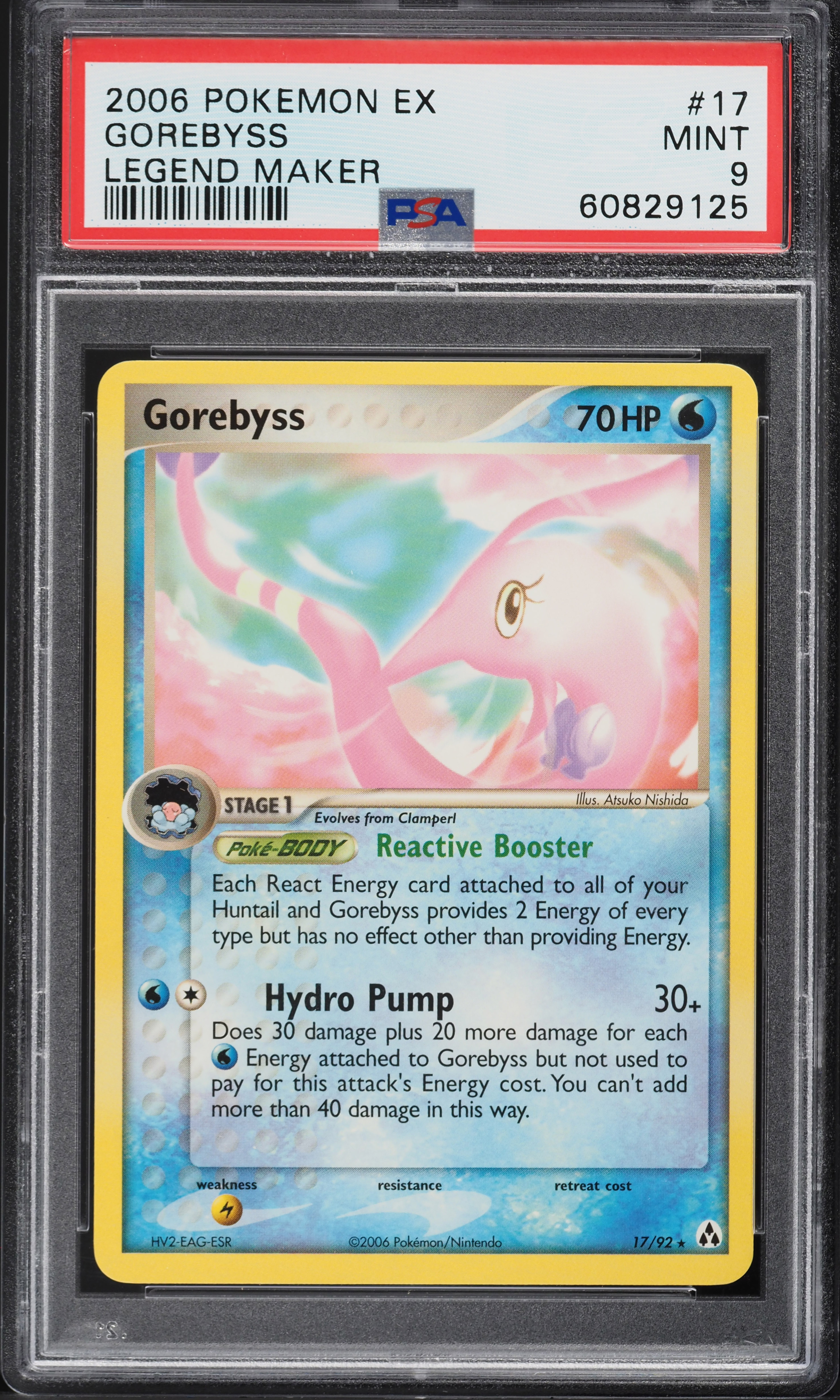 2006 Pokemon EX Legend Maker Gorebyss #17 PSA 9 MINT on Fanatics