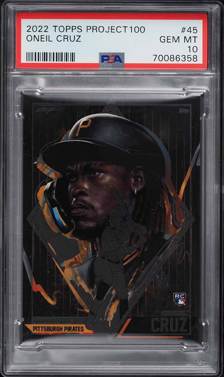 2022 Topps Project 100 Oneil Cruz ROOKIE #45 PSA 10 GEM MINT
