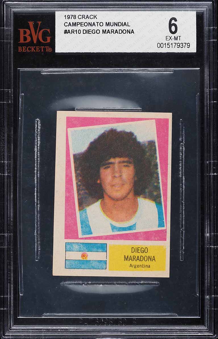 1978 Crack Campeonato Mundial Diego Maradona ROOKIE #AR10 BVG 6