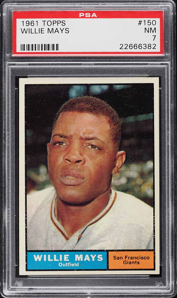1961 Topps Willie Mays #150 PSA 7 NRMT