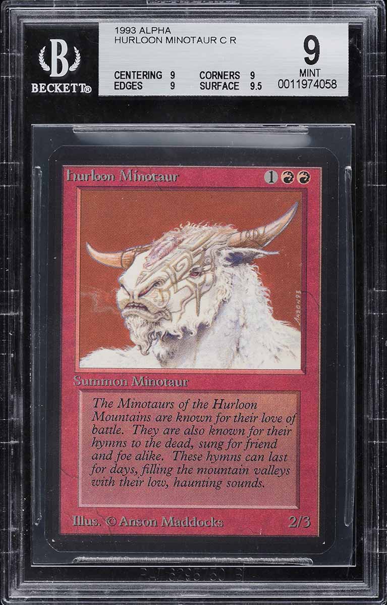 1993 Magic The Gathering MTG Alpha Black Lotus BGS 8.5 NM-MT+ on