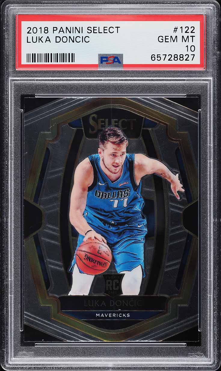 2018 Select Premier Level Luka Doncic ROOKIE #122 PSA 10 GEM MINT