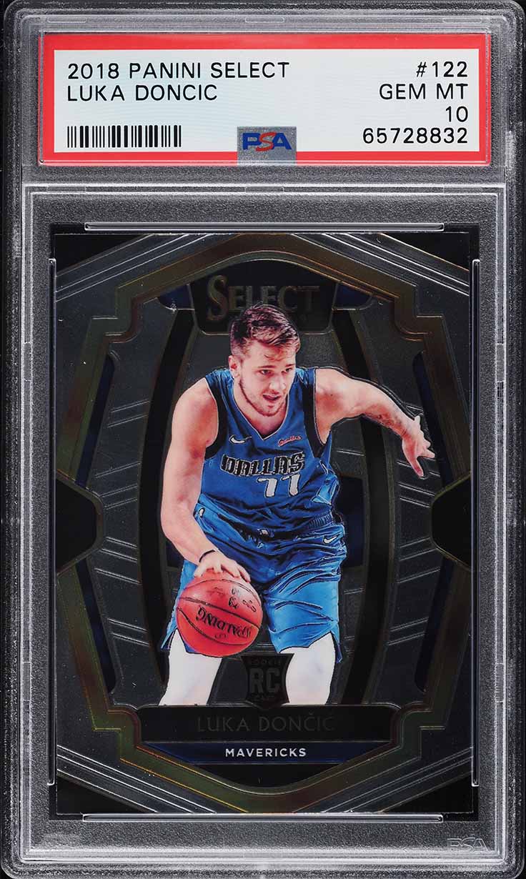 2018 Select Premier Level Luka Doncic ROOKIE #122 PSA 10 GEM MINT