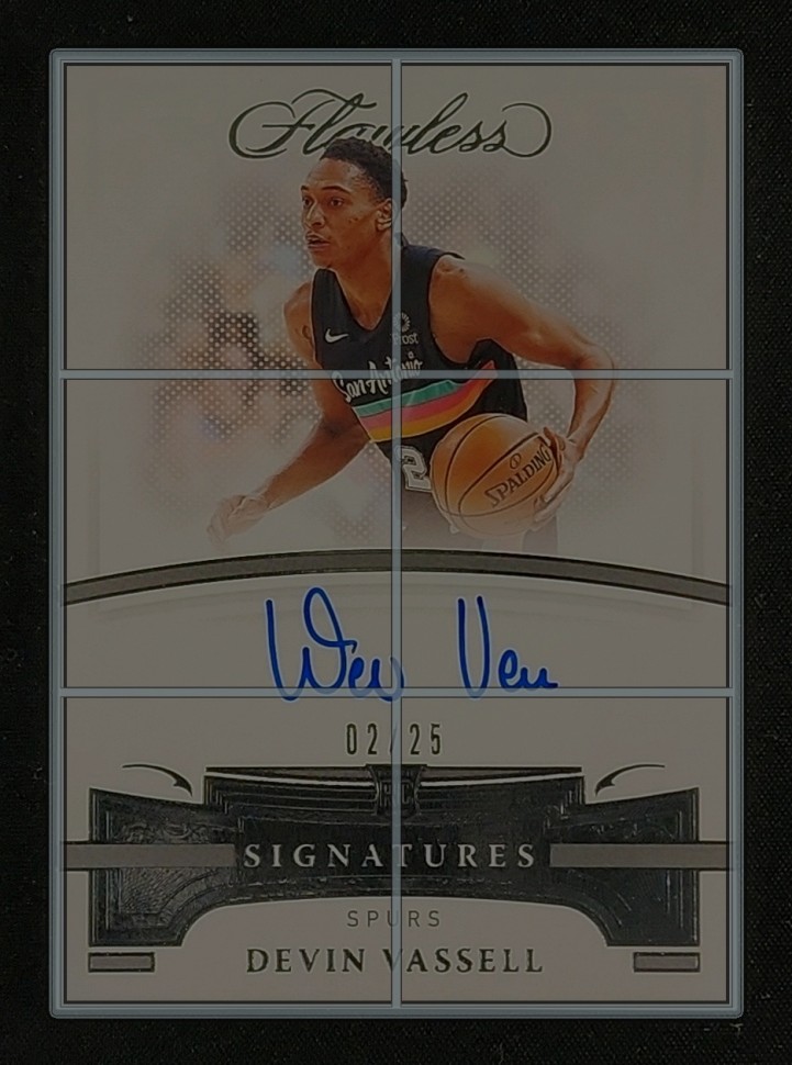 2020 Panini Flawless Devin Vassell ROOKIE AUTO /25 #AUT-VAS MBA AUTH