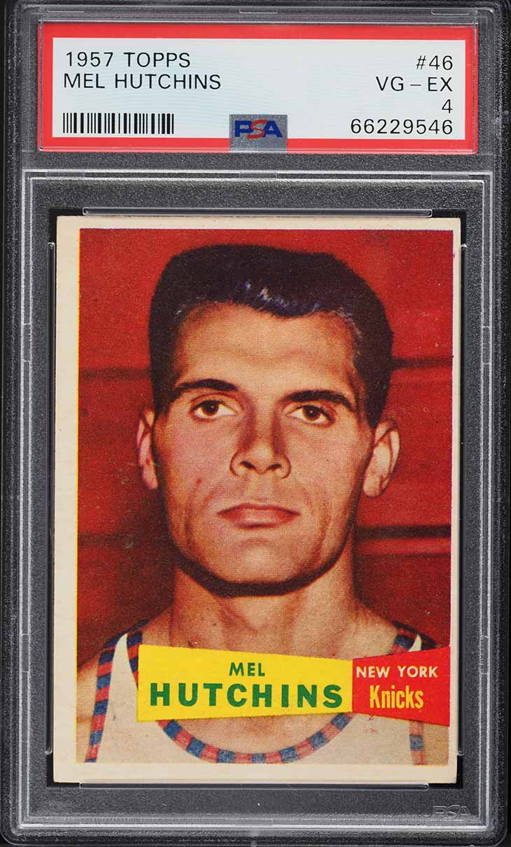 1957 Topps Basketball Mel Hutchins #46 PSA 4 VGEX