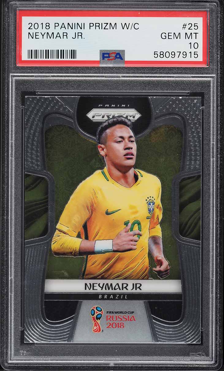 2018 Panini Prizm World Cup Neymar Jr. #25 PSA 10 GEM MINT