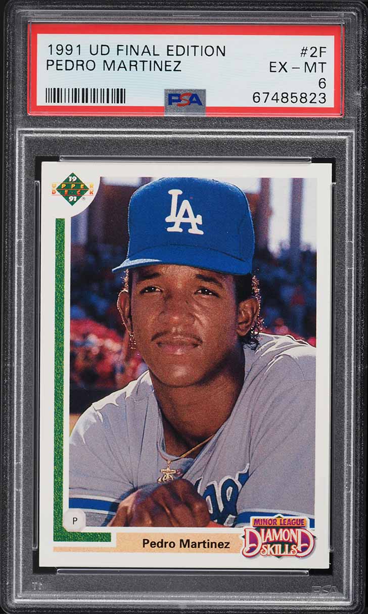 1991 Upper Deck Final Edition Pedro Martinez ROOKIE #2F PSA 6 EXMT