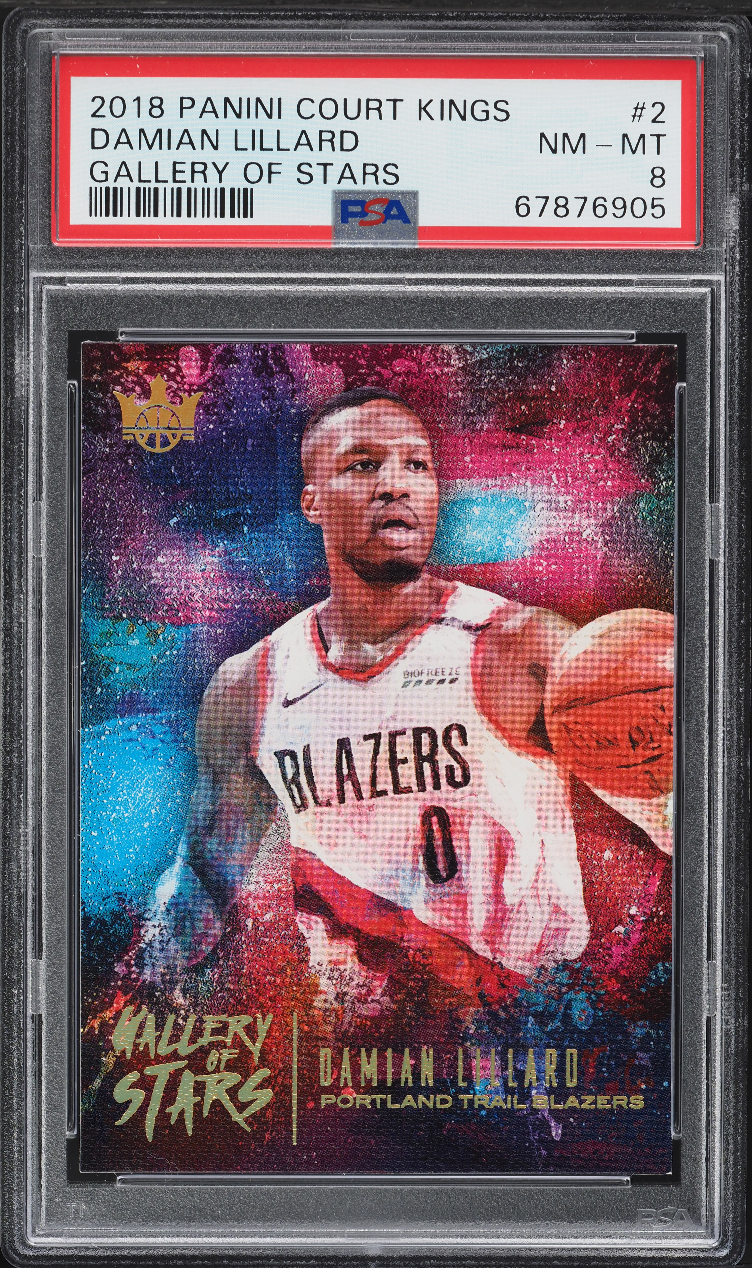 2018 Panini Court Kings Basketball Damian Lillard #2