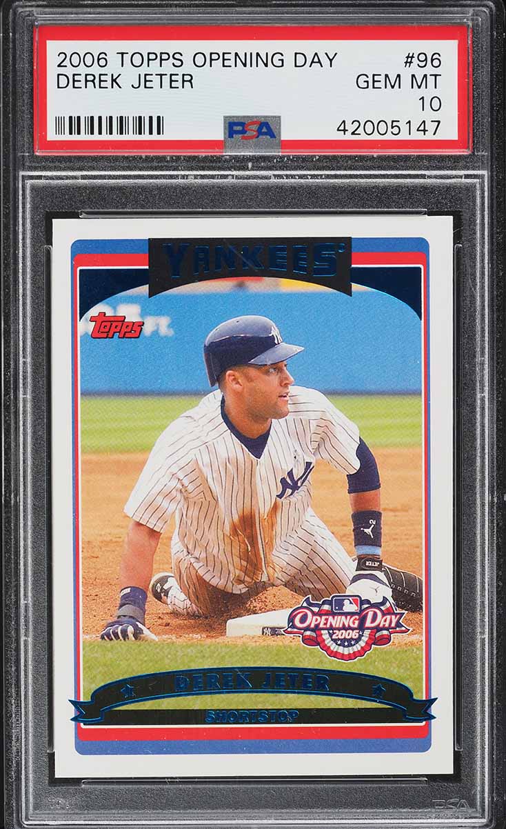 2006 Topps Opening Day Derek Jeter #96 PSA 10 GEM MINT