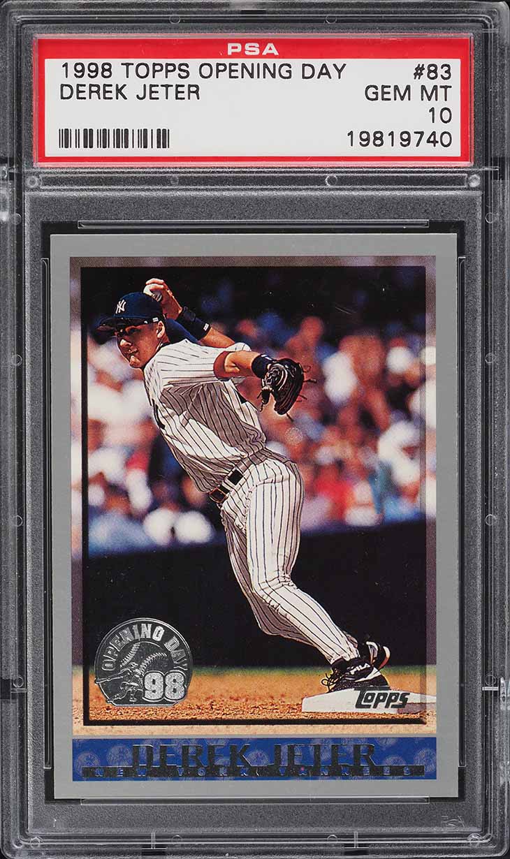1998 Topps Opening Day Derek Jeter #83 PSA 10 GEM MINT