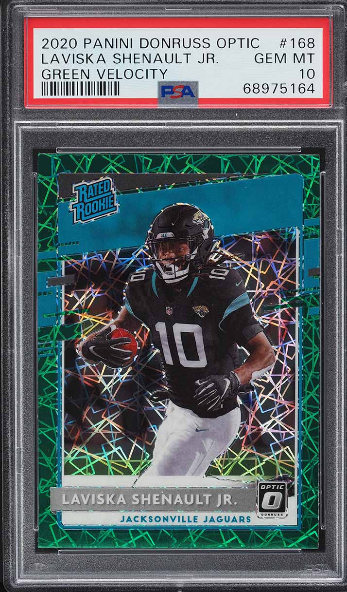2020 Donruss Optic Green Velocity Laviska Shenault Jr. ROOKIE #168