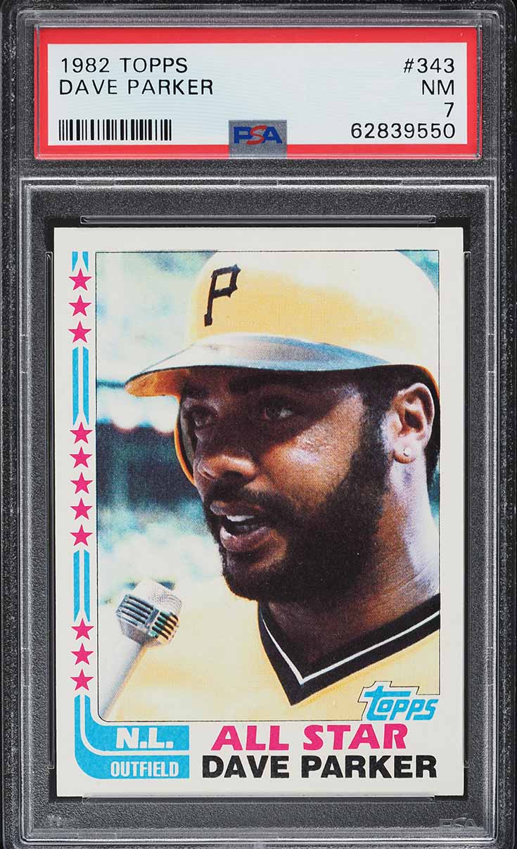 1982 Topps Dave Parker #343 PSA 7 NRMT