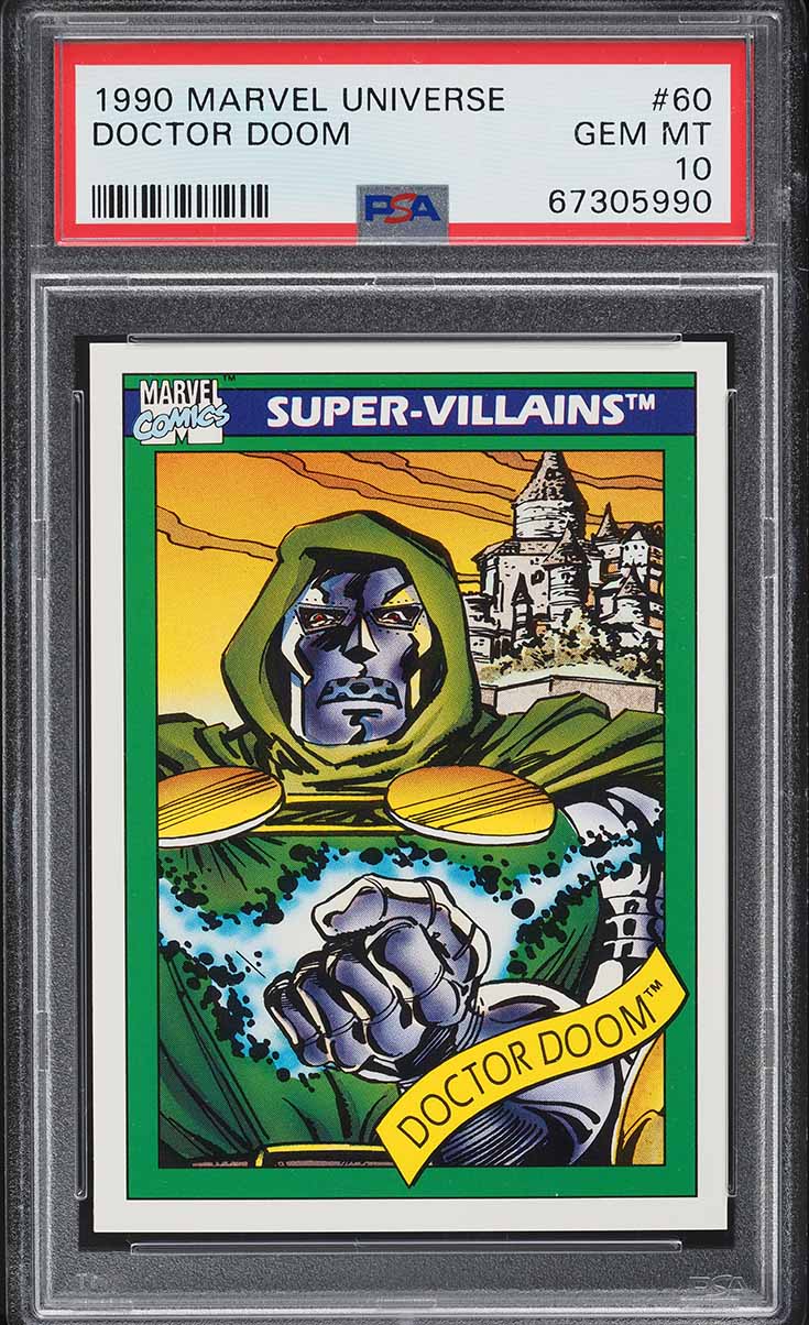 1990 Impel Marvel Universe Doctor Doom #60 PSA 10 GEM MINT