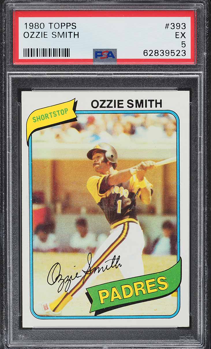 1980 Topps Ozzie Smith #393 PSA 5 EX