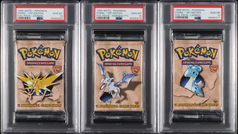 fossil 1st edition booster box Pokemon TCG: 1st Edition Fossil Booster Pack – Pokemon Trainer Jake
