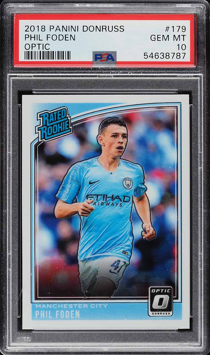2018 Optic Phil Foden Base #179 PSA 10 | Card Ladder