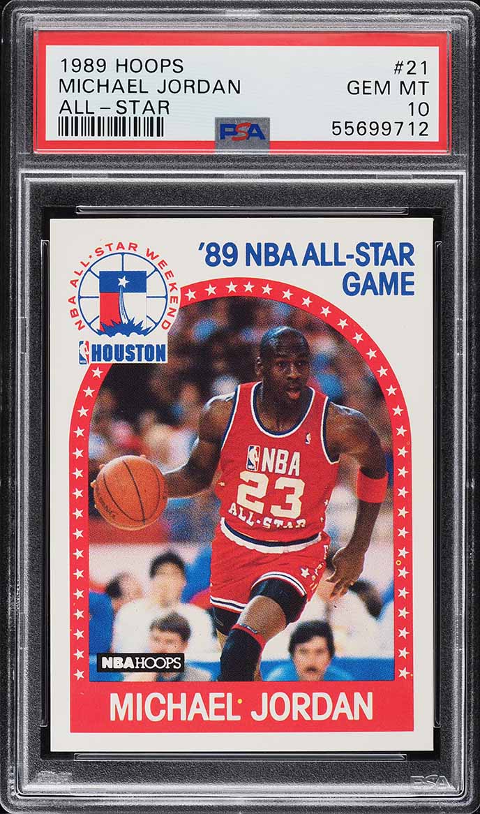 1989 Hoops Michael Jordan All-Star #21 PSA 10 | Card Ladder