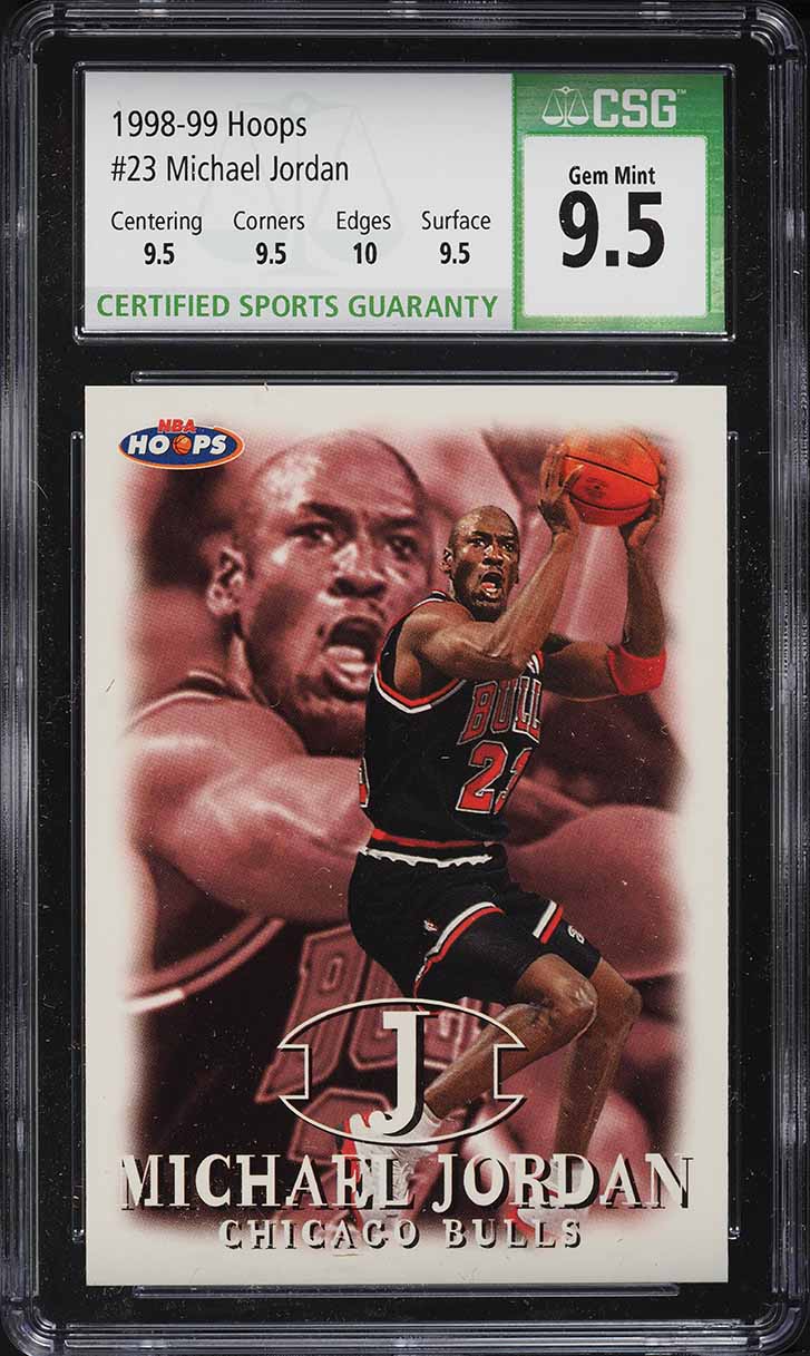 1998 Hoops Michael Jordan #23 CSG 9.5 GEM MINT