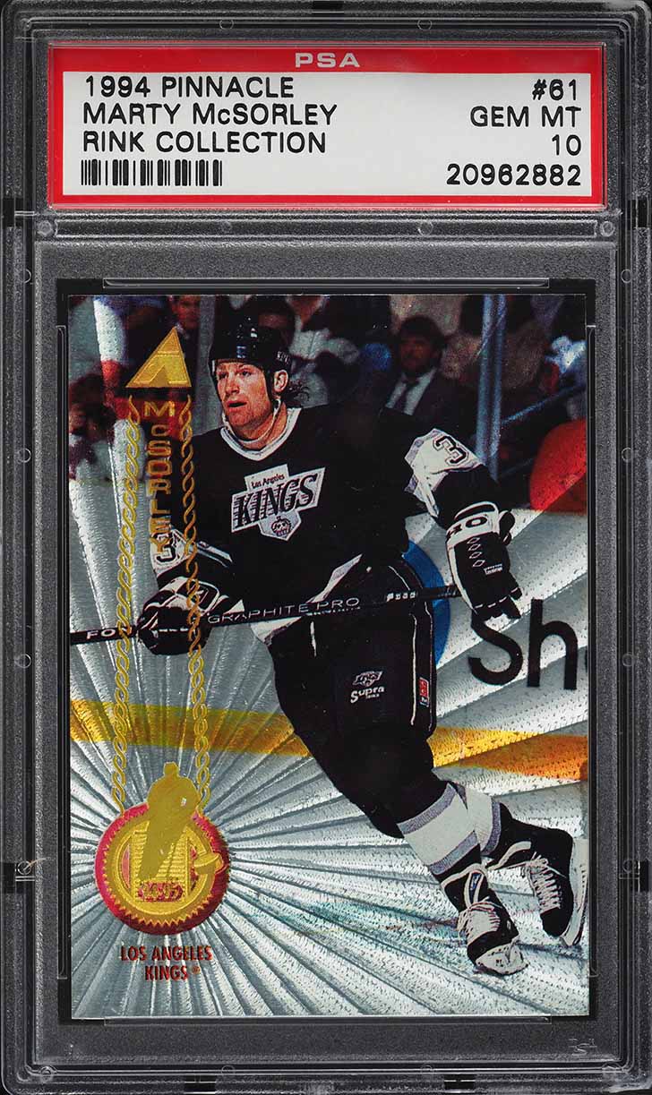 1994 Pinnacle Rink Collection Marty McSorley #61 PSA 10 GEM MINT