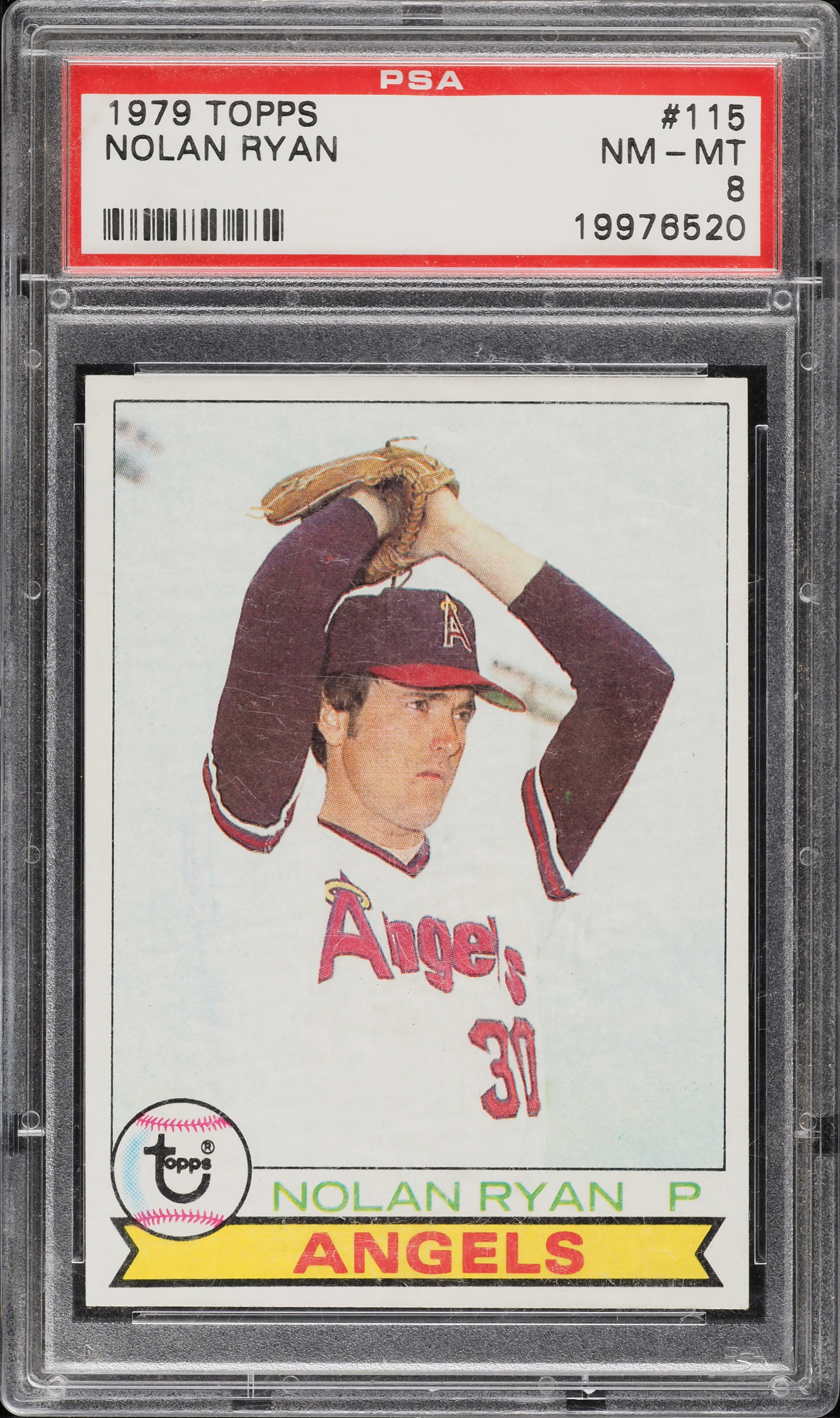 1979 Topps Nolan Ryan #115 PSA 8 NM-MT on Fanatics Collect