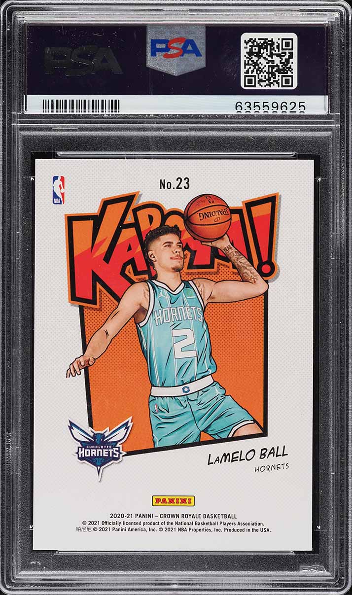2020 Crown Royale Kaboom! LaMelo Ball ROOKIE #23 PSA 10 GEM MINT