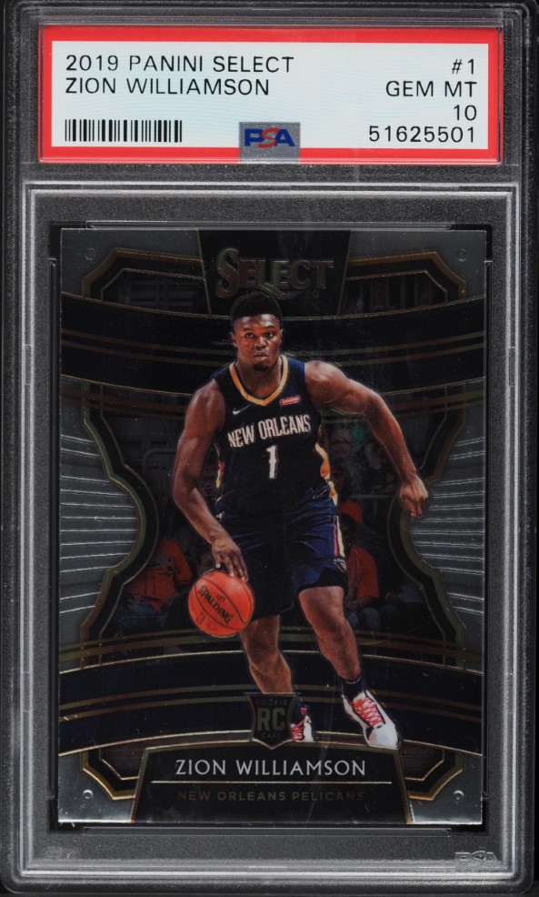 2019 Select Concourse Zion Williamson ROOKIE #1 PSA 10 GEM MINT
