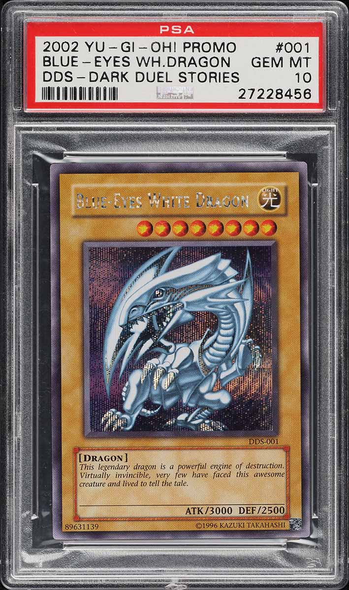 2002 Yu-Gi-Oh! Dark Duel Stories Promo Blue-Eyes White Dragon #DDS-001 PSA 10