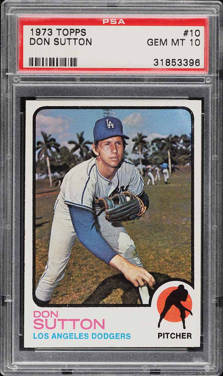 1973 Topps Don Sutton #10 PSA 10 GEM MINT