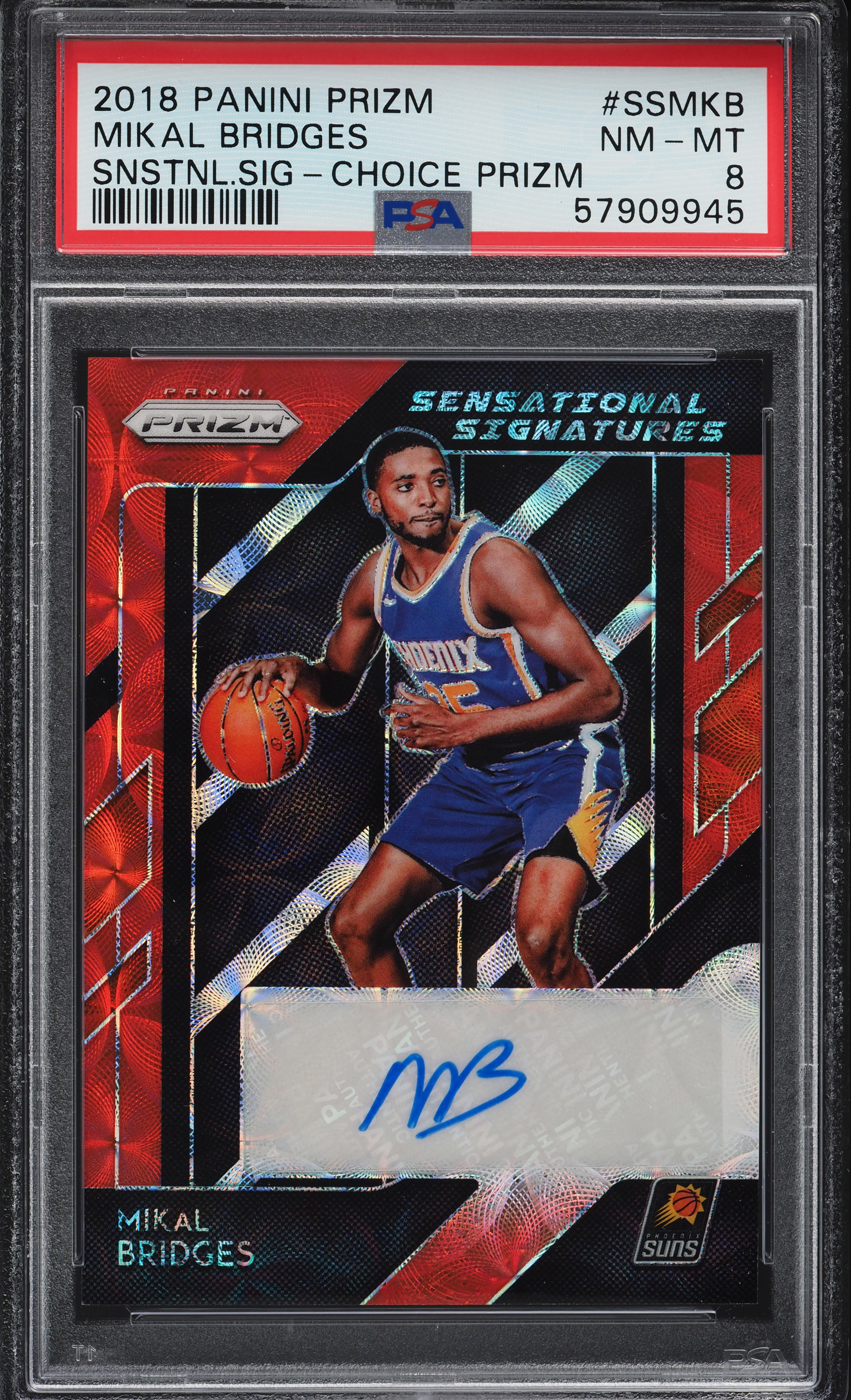 Mikal Bridges Gold RC Auto /10