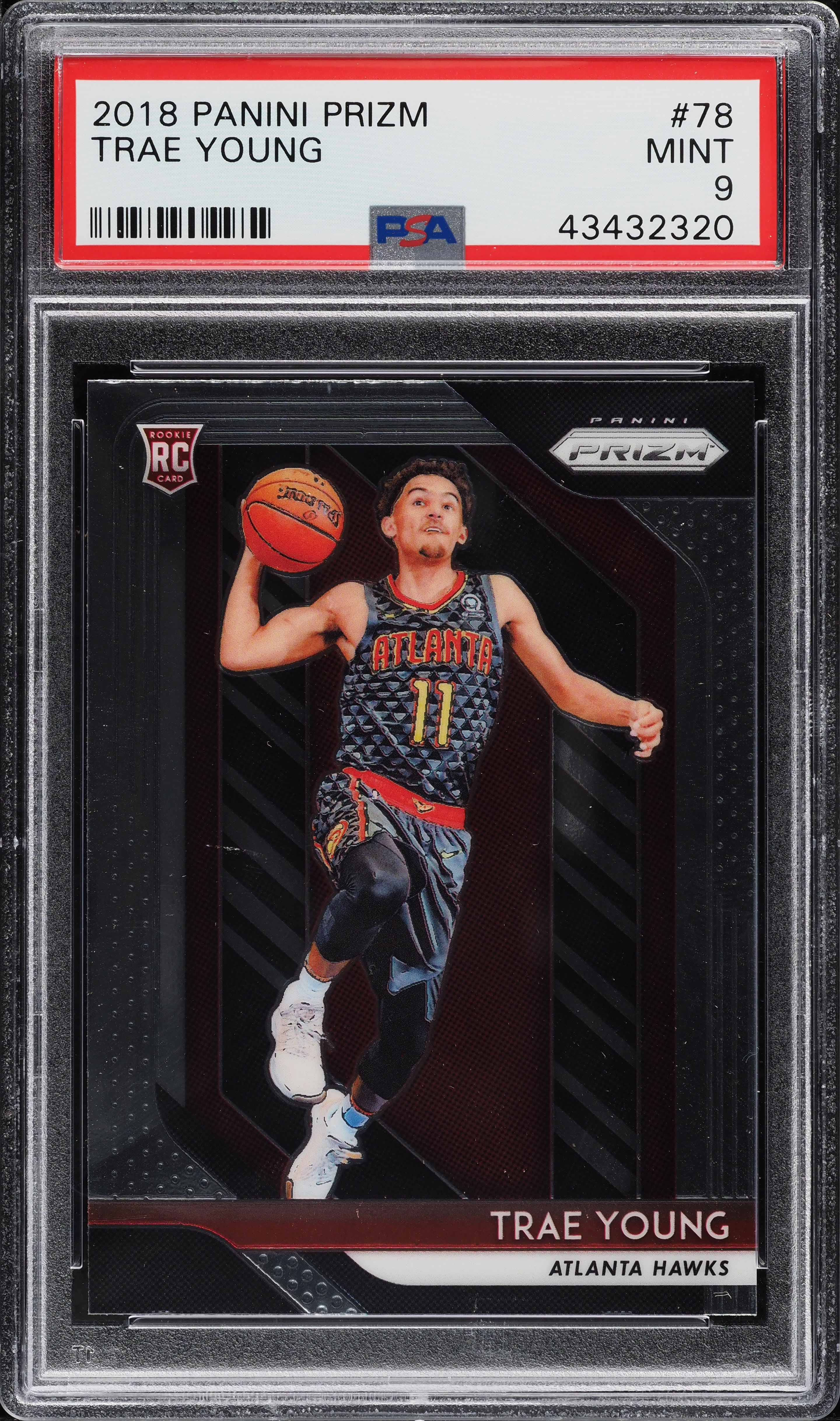 panini prizm hyper Trae Young RC 鑑定済！ 2018 Panini Prizm Trae Young ROOKIE #78 PSA 9 MINT on Fanatics Collect